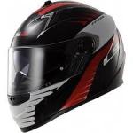 LS2 FF322 AIR FIGHTER BLACK RED