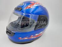 Мото шлем закрытый (интеграл) для скутера и мотоцикла р.XL-XXL синий
