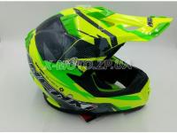 Шлем (кроссовый) NENKI MX-316, Red/Yellow/Grey