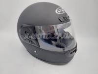 Мото шлем закрытый (интеграл) для скутера и мотоцикла р.XL-XXL чёрный матовый