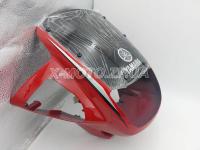 Обтекатель (передний пластик) со стеклом под квадратную 

фару Yamaha YBR-125 Красный