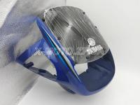 Обтекатель со стеклом под квадратную фару Yamaha YBR-125
Синий